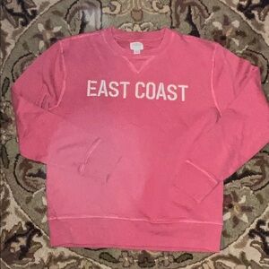 Crewcuts weathered red  'East Coast' Kids Sweatshirt. Fits like women’s small
